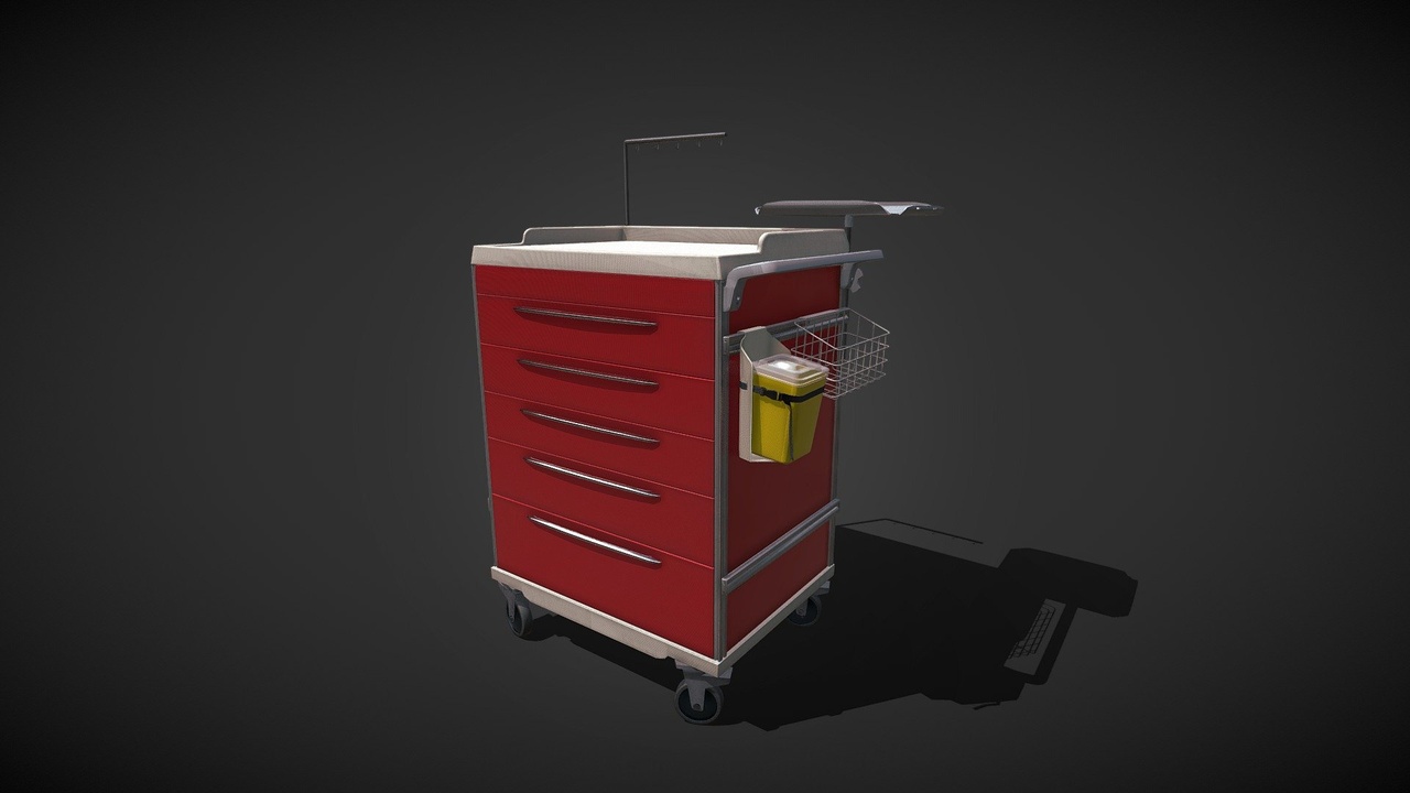 Media 1 for listing Emergency Medicine Crash Cart Trolleys