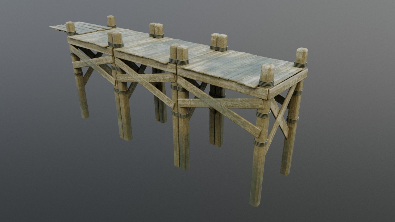 Media 1 for listing Medieval Village - Wooden Bridge