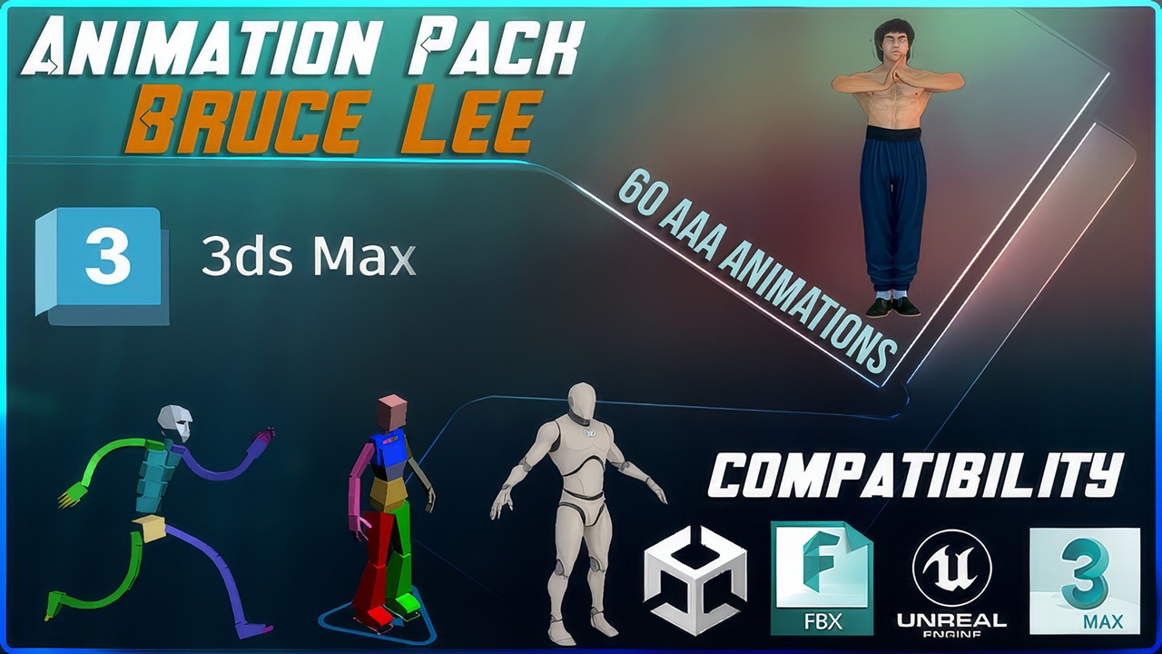 Media 1 for listing Bruce Lee AnimPacks