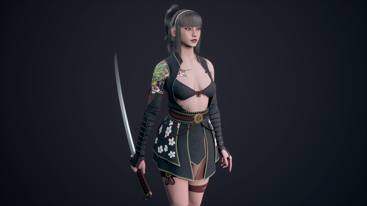 Media 1 for listing Girl Samurai