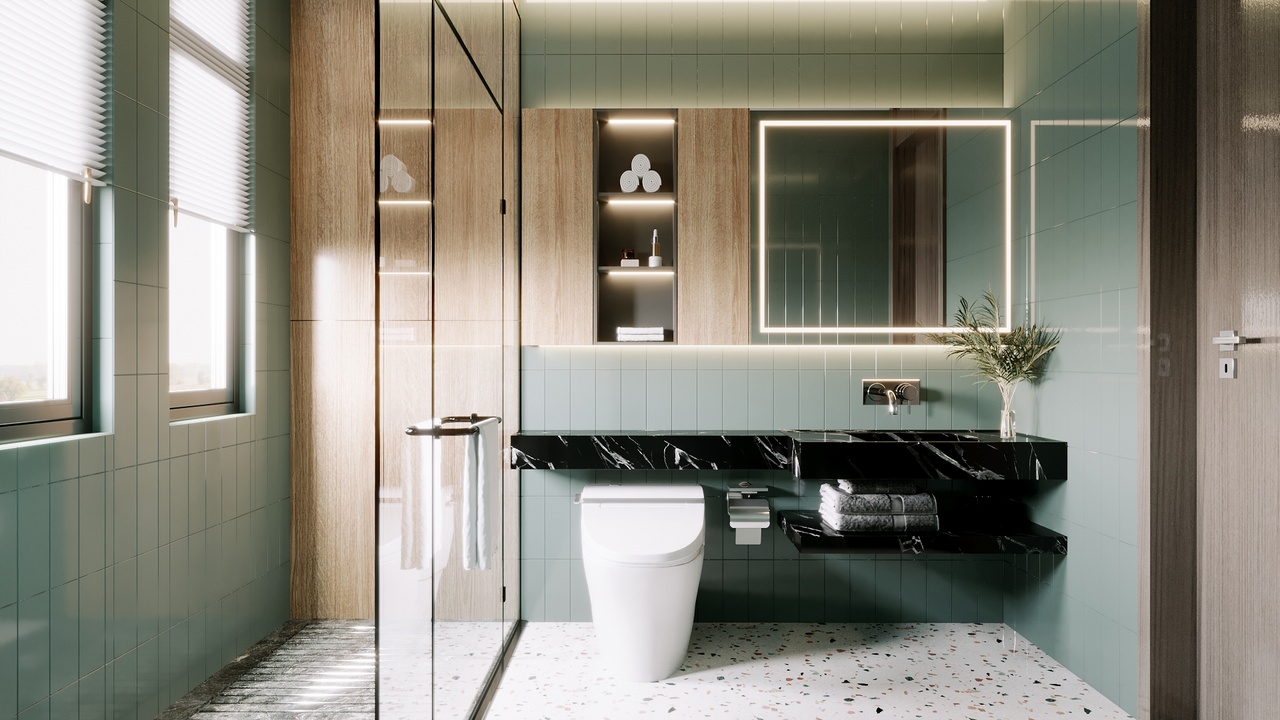 File multimediali per l'articolo Bathroom Scene 02: 1