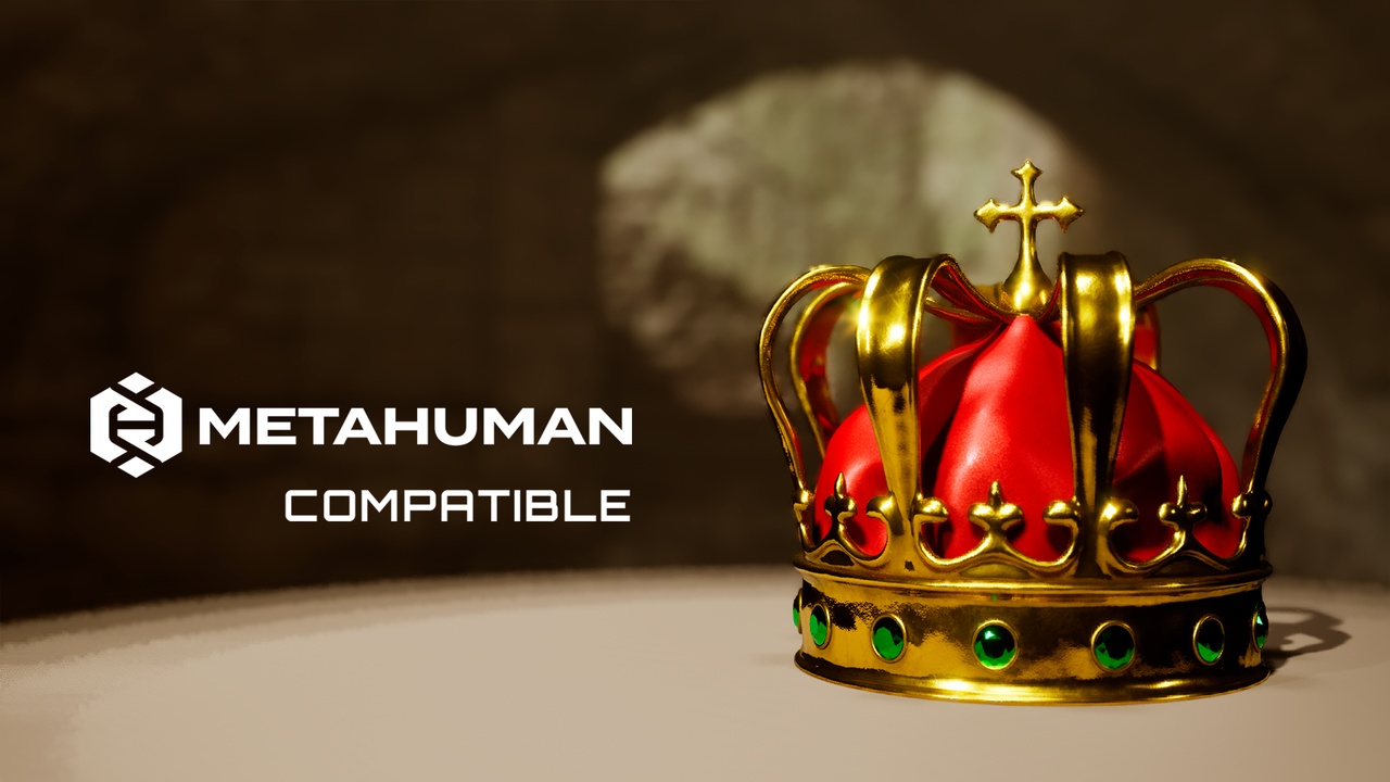 Media 1 for listing Imperial Crown | MetaHuman Compatible