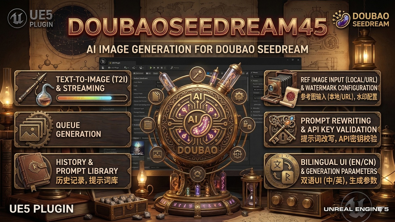 Media 1 for listing DoubaoSeedream45 AI Image Generation & Reference Image Set Plugin