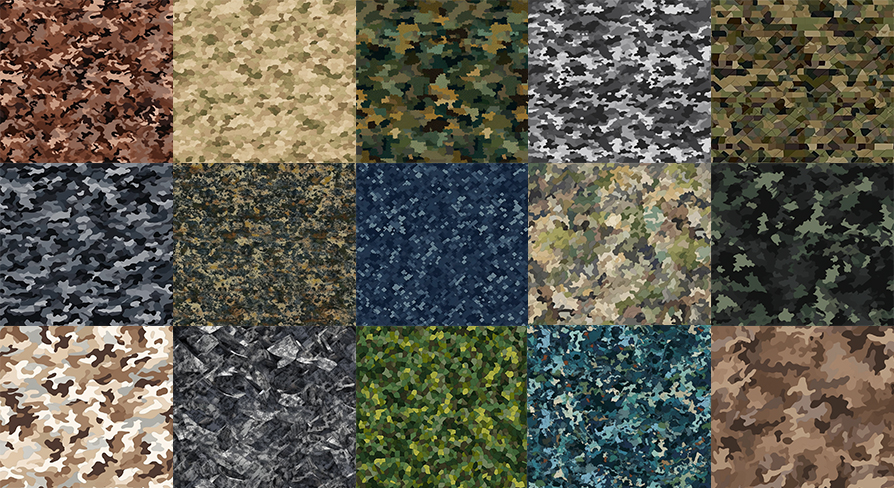 500 Camouflage Textures | Fab
