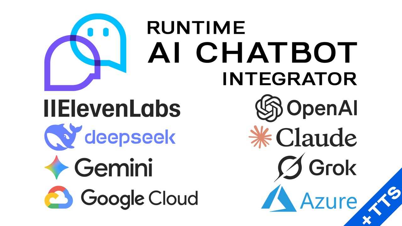 Media 1 for listing Runtime AI Chatbot Integrator (+TTS)