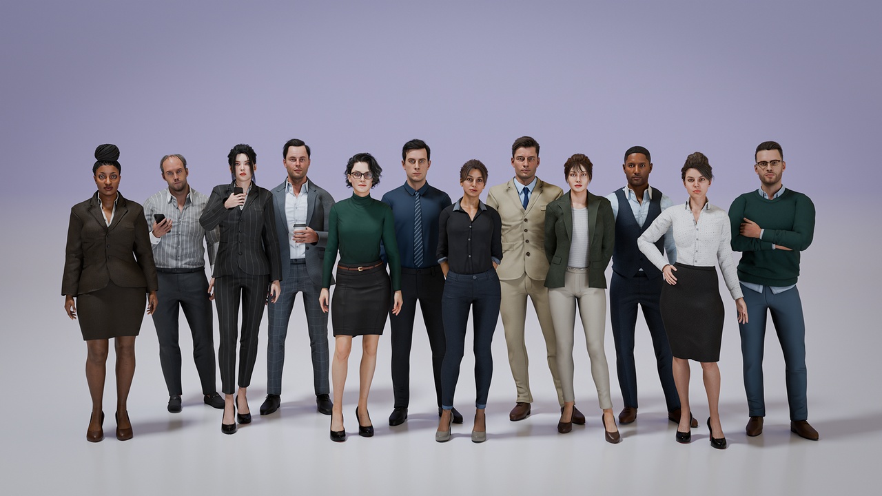 Media 1 for listing Business Characters Pack