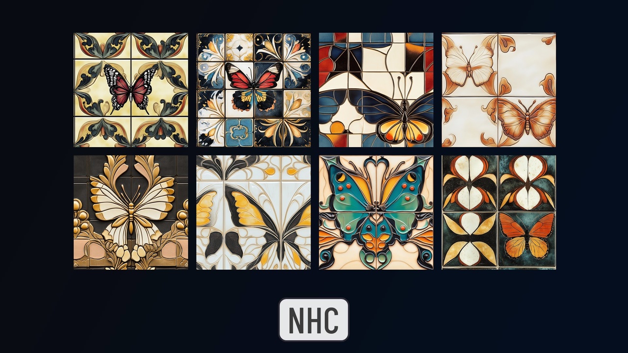 Medium 1 für Eintrag NHC - 100 Ceramic Deco Textures