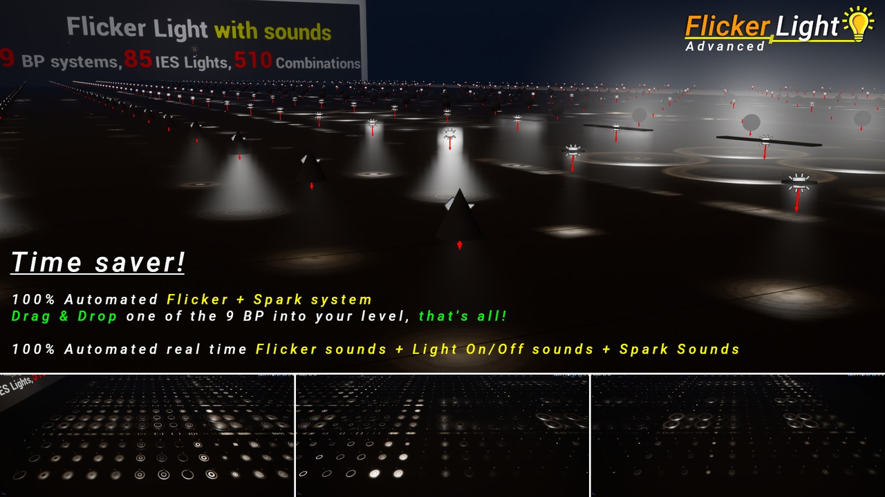 Advanced Flicker Light 제품 등록을 위한 미디어 1개