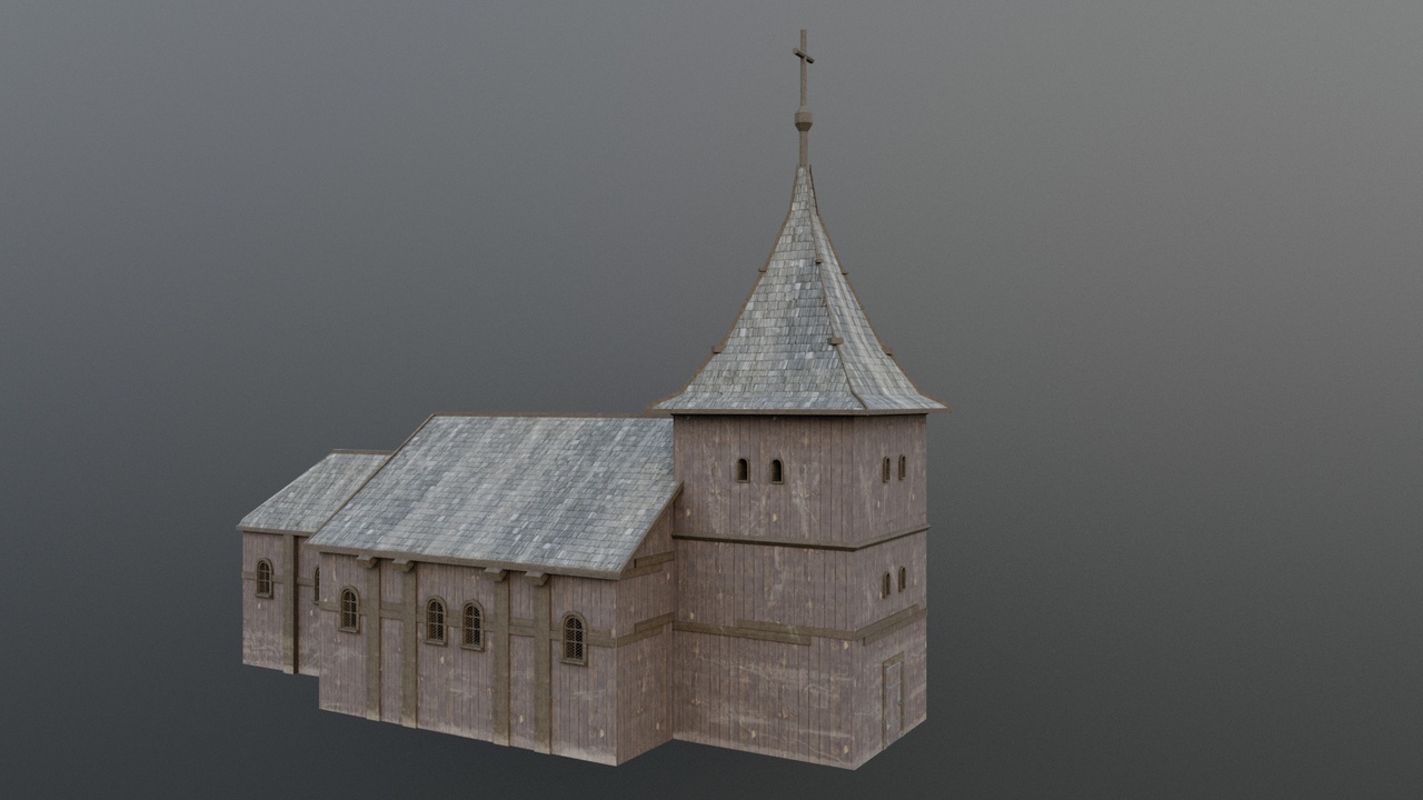 Media 1 for listing Medieval Village - Wooden Church