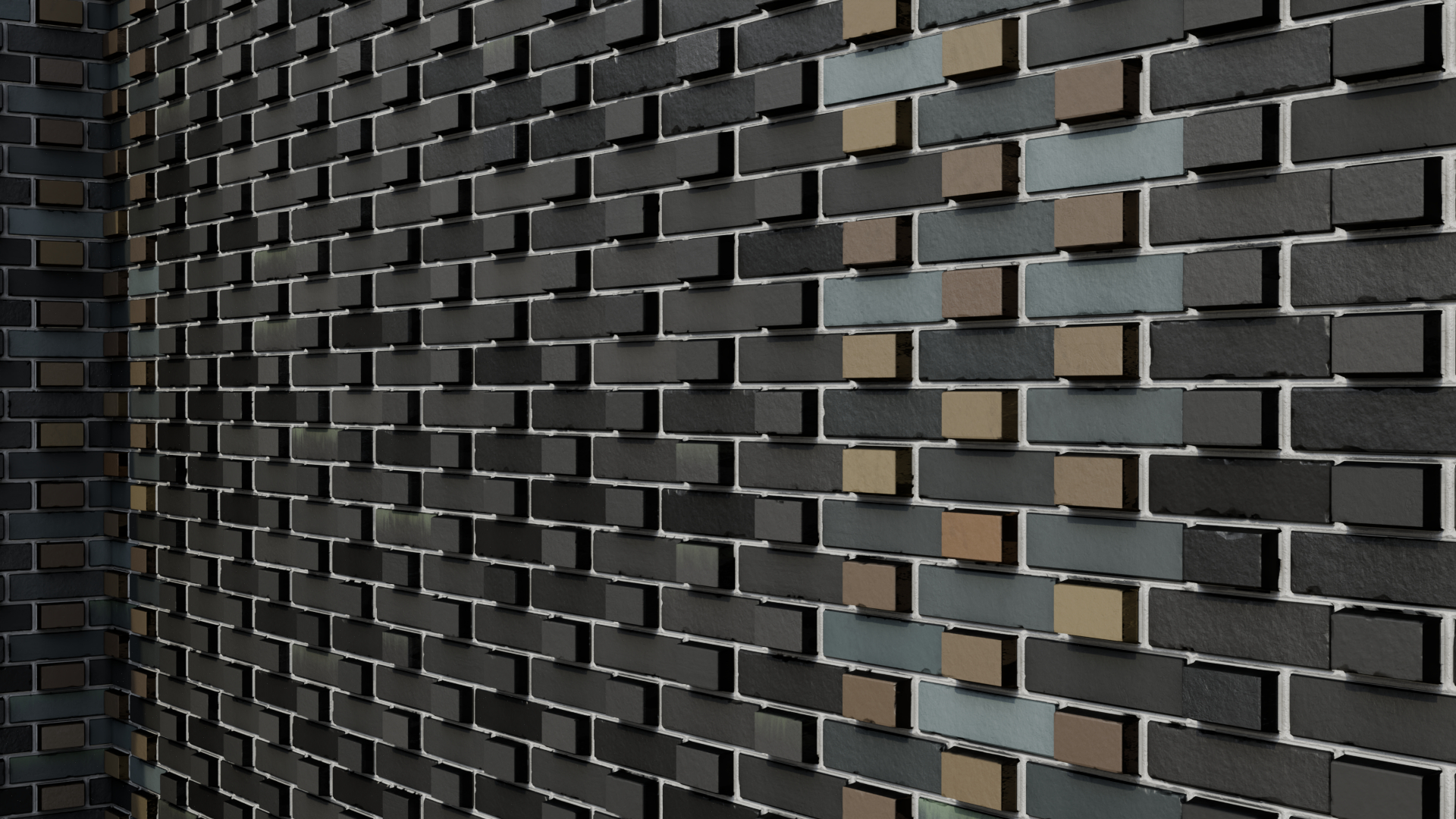 Realistic PBR material. The brick wall #2 | Fab