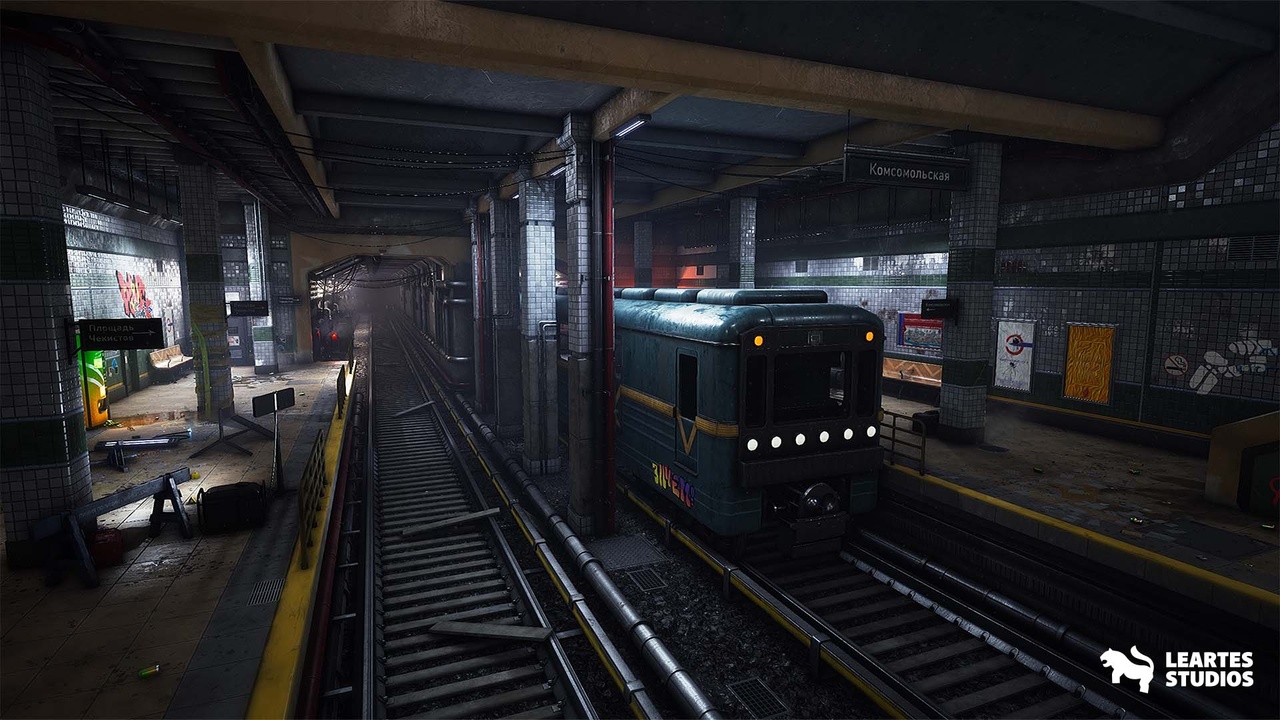 Media 1 for listing Subway Station Environment ( Subway Station Subway Abandoned Building Art 3D )