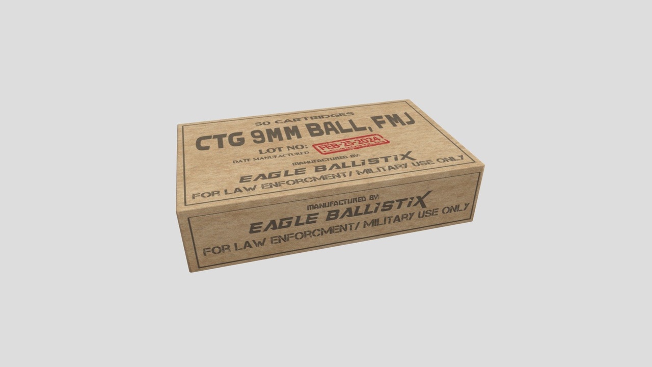 Media 1 for listing 9mm Ammo Box