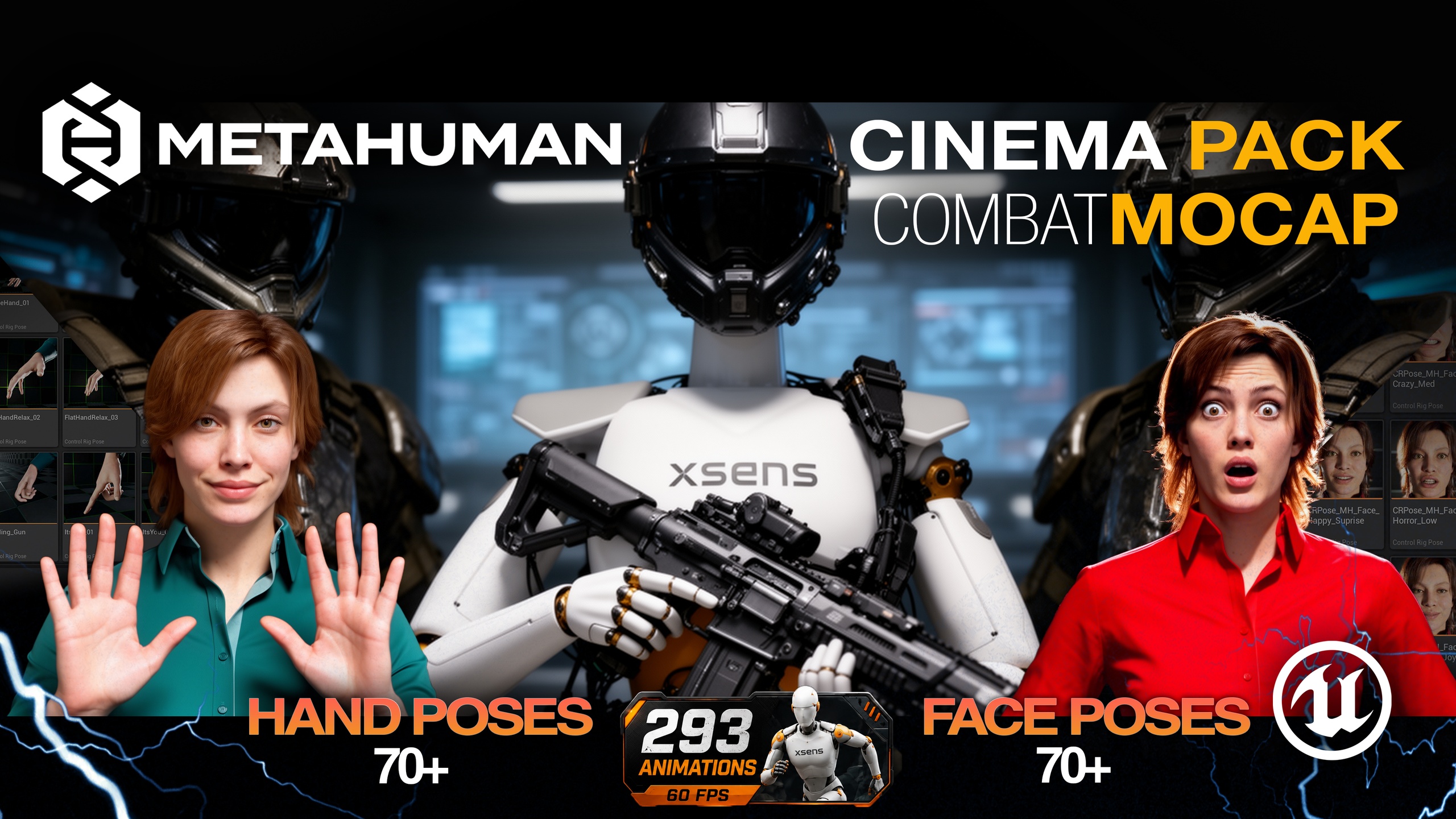 Media 1 for listing MetaHuman Cinema Pack : Combat v2