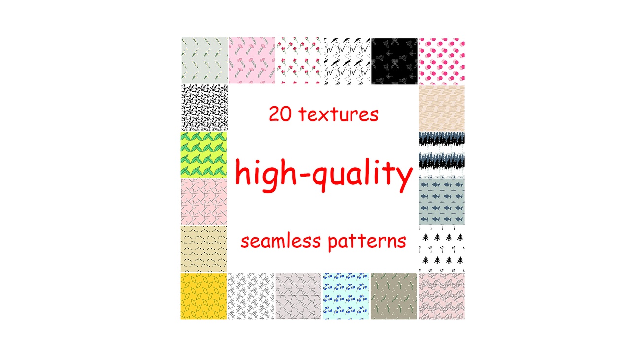 Media 1 for listing Patterns, high-quality seamless textures 6