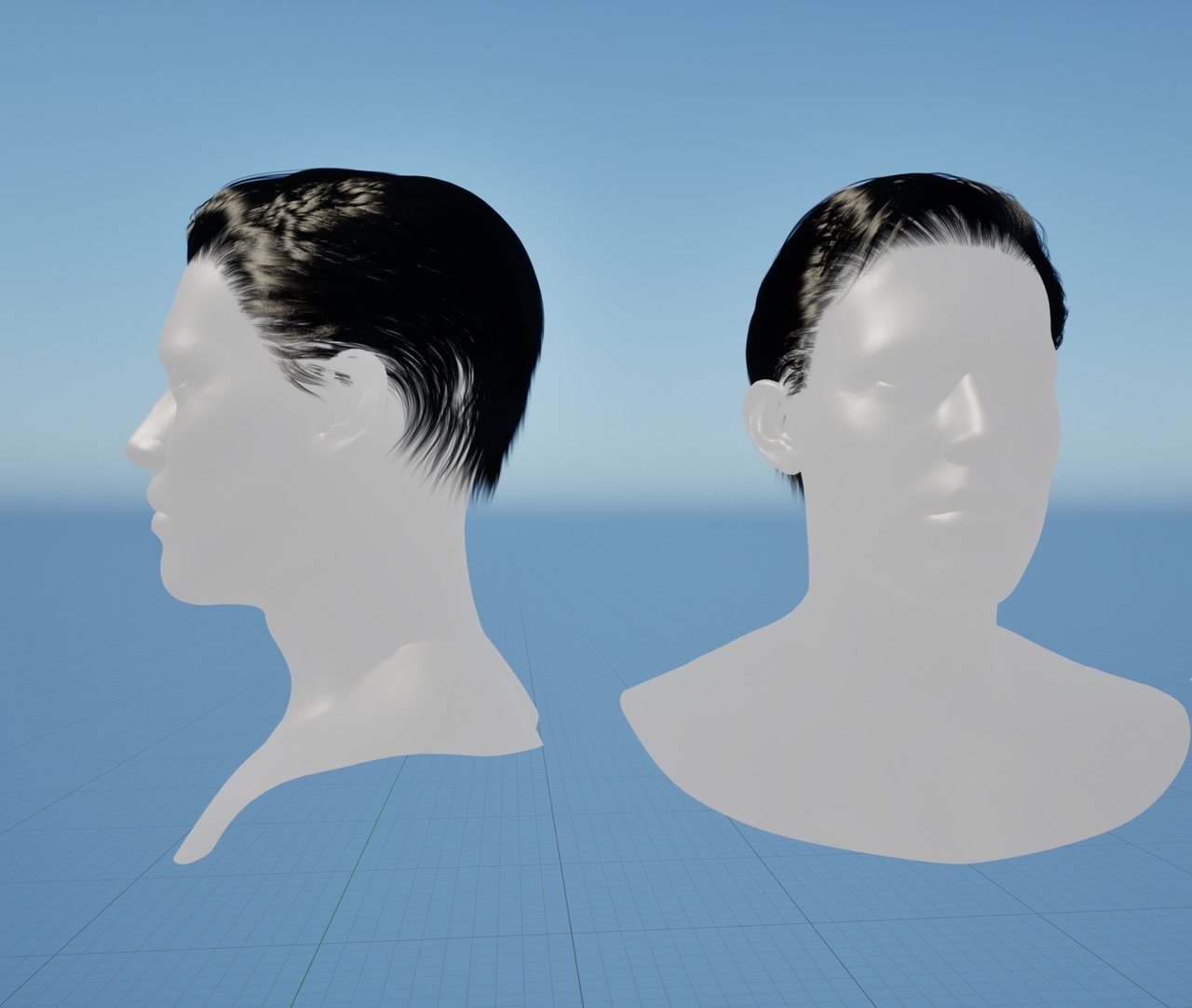 Media 1 for listing Real-time Realistic Male Hairstyle 03 Groom for Humans