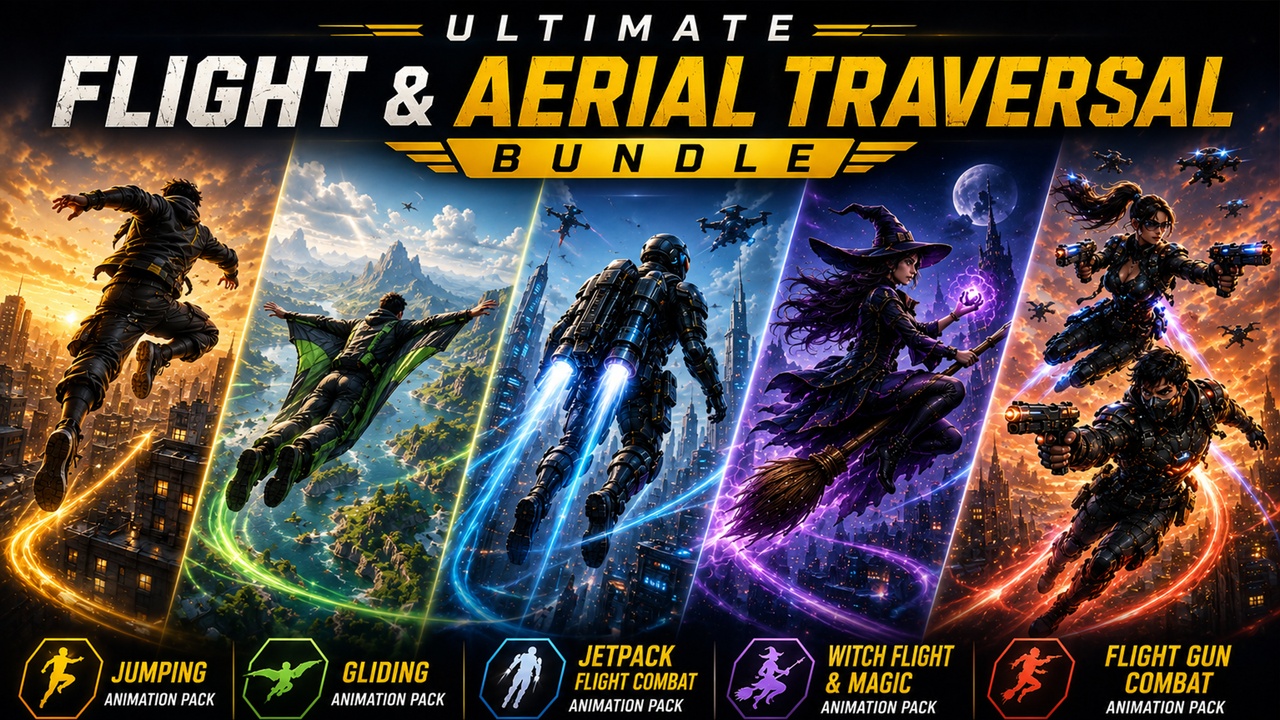 Media 1 for listing Ultimate Flight & Aerial Traversal Bundle