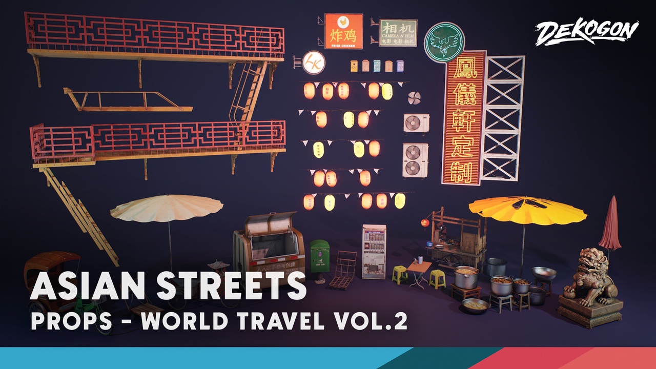 Media 1 for listing World Travel VOL.2- Asian Streets (Nanite + Low Poly)