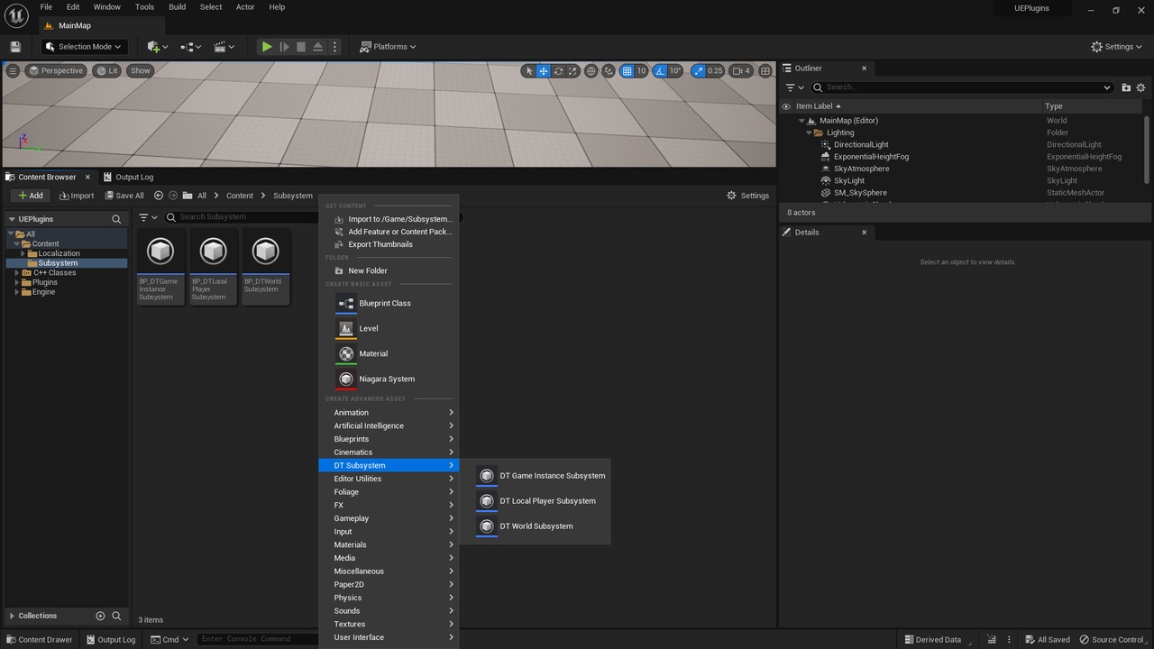 Blueprint Subsystem | Fab