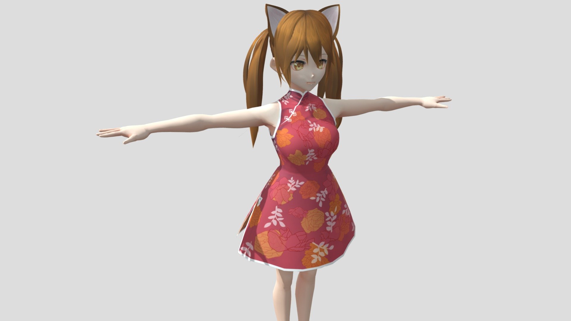 【Anime Character】Maple (Cheongsam/Unity 3D) | Fab