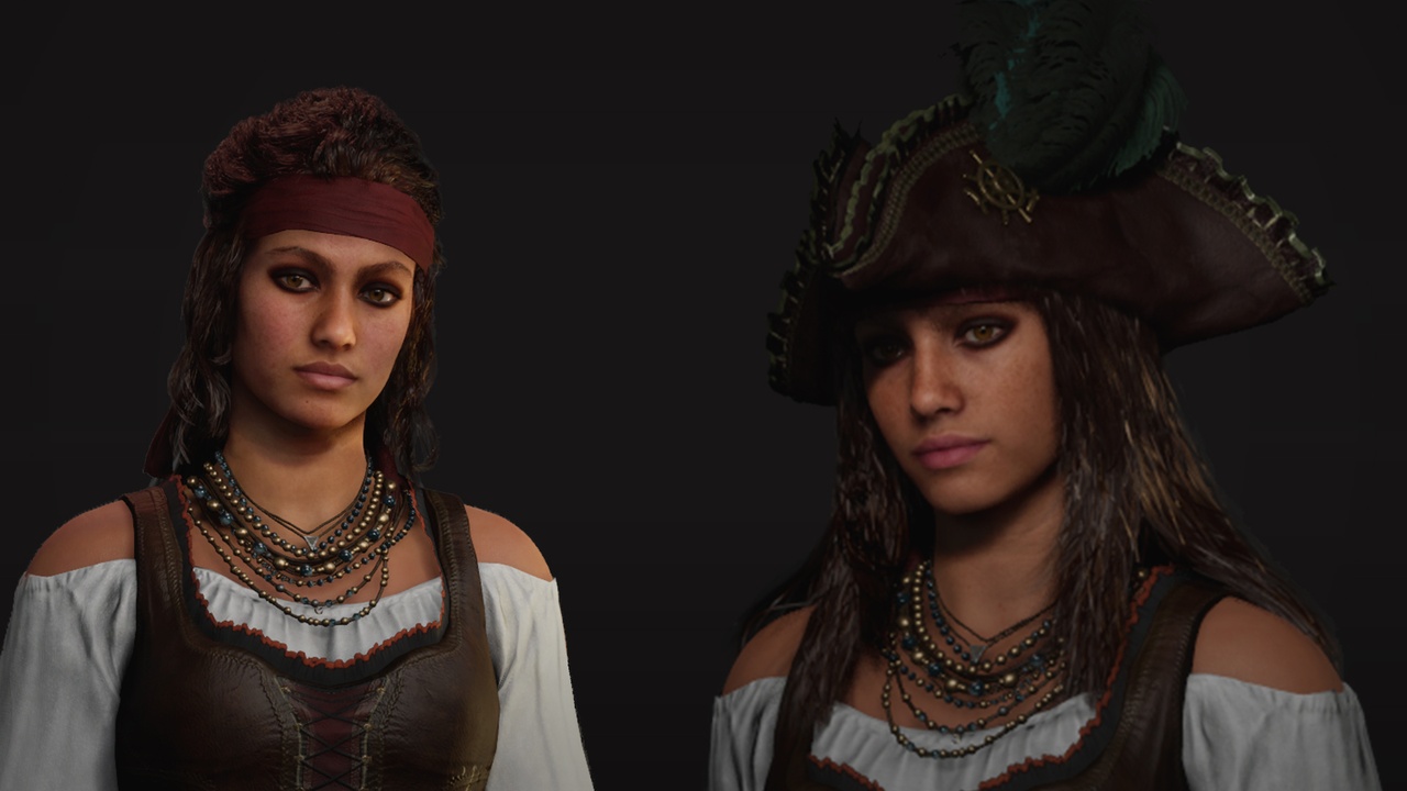 Media 1 for listing Pirate female vintage dress