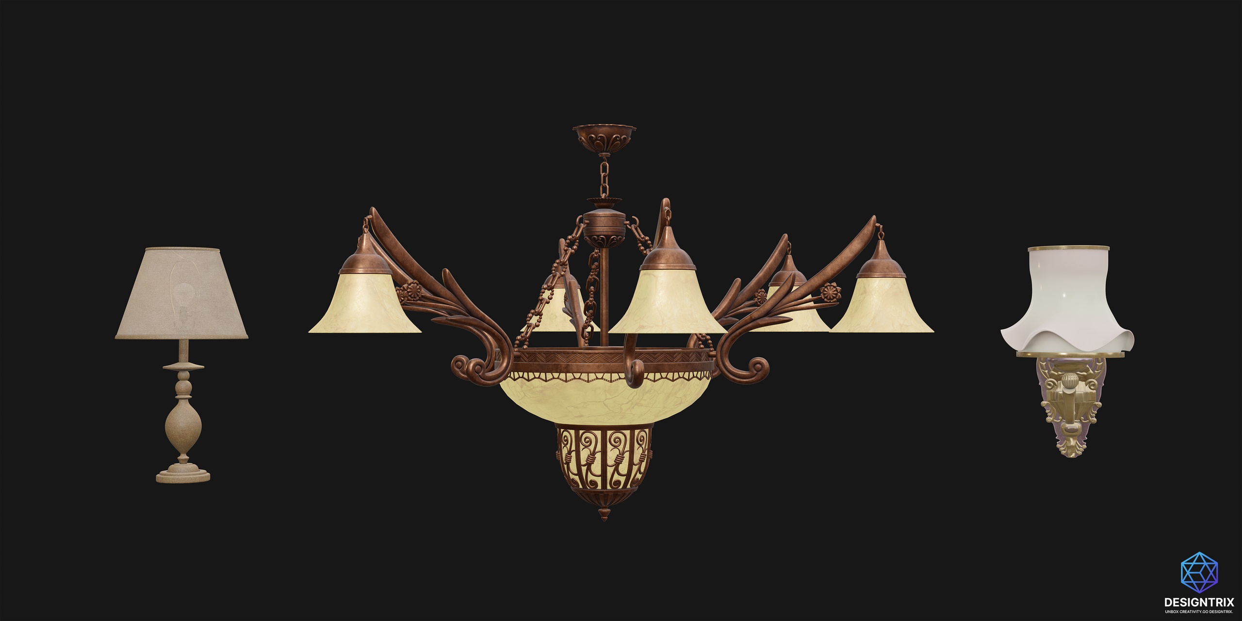 Media 1 for listing Classical 3D Assets Pack