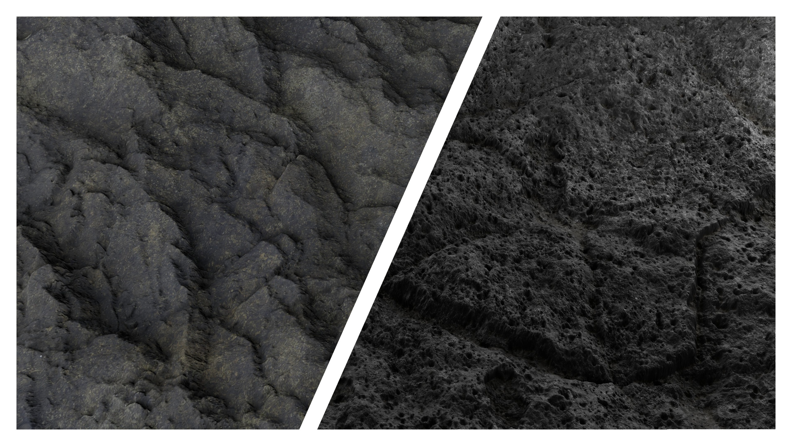Media 1 for listing Volcanic Rock PBR Texture Combo