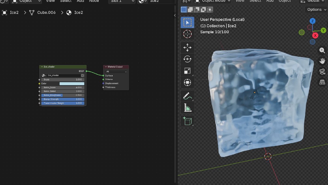 Media 1 for listing Procedural Ice and Snow Shader Texture