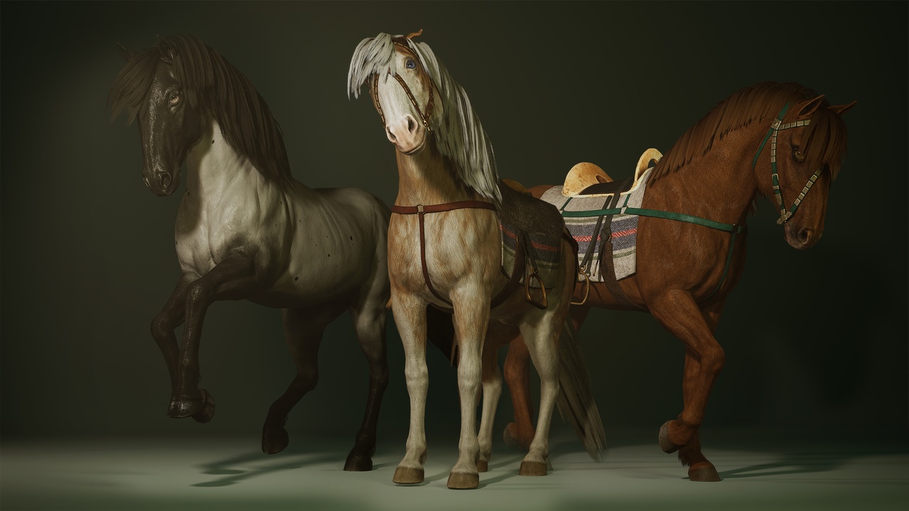Media 1 for listing The Viking Horse: Icelandic Horse with Rider Animations