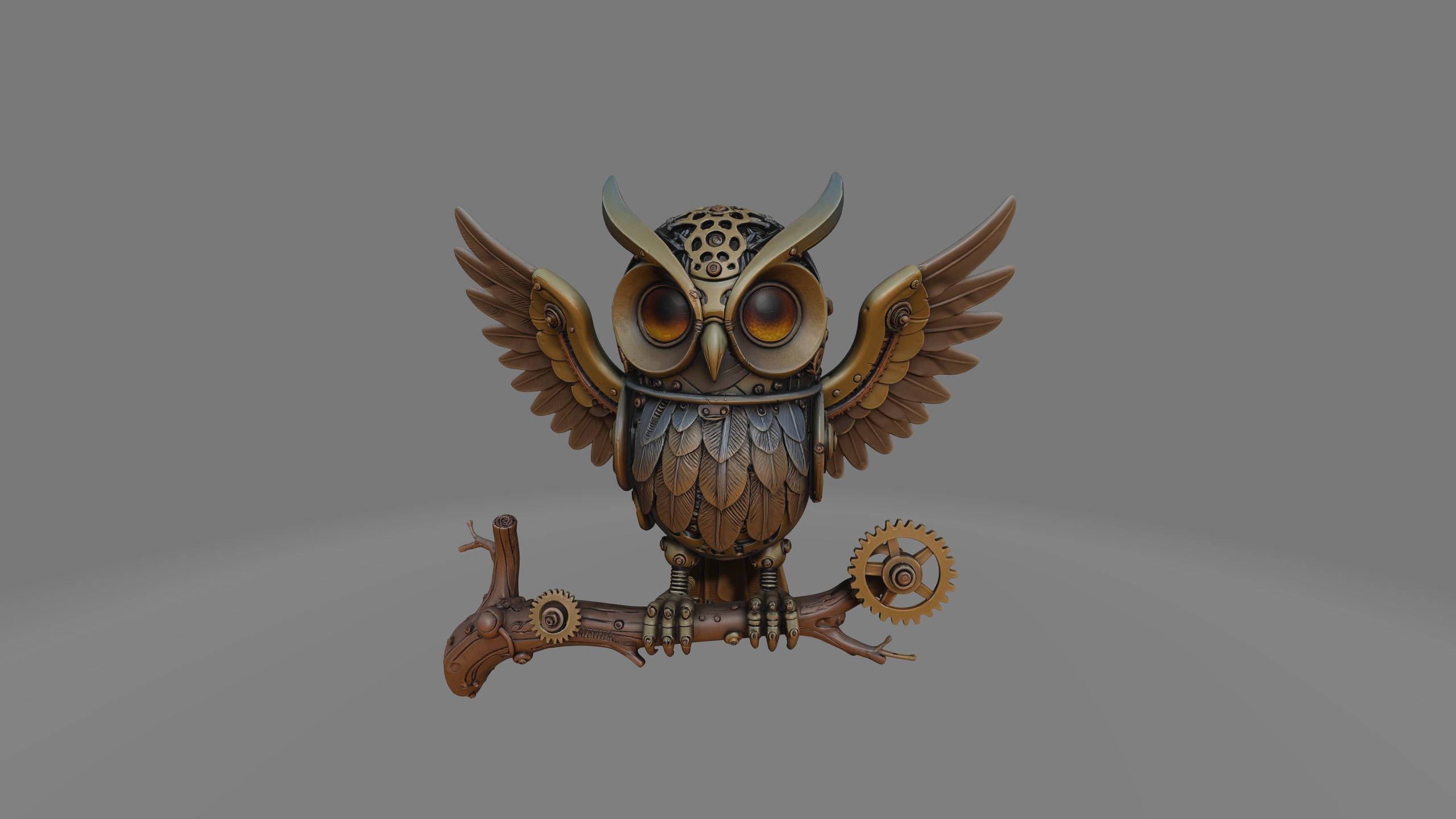 Media 1 for listing Clockwork Mechanical Owl