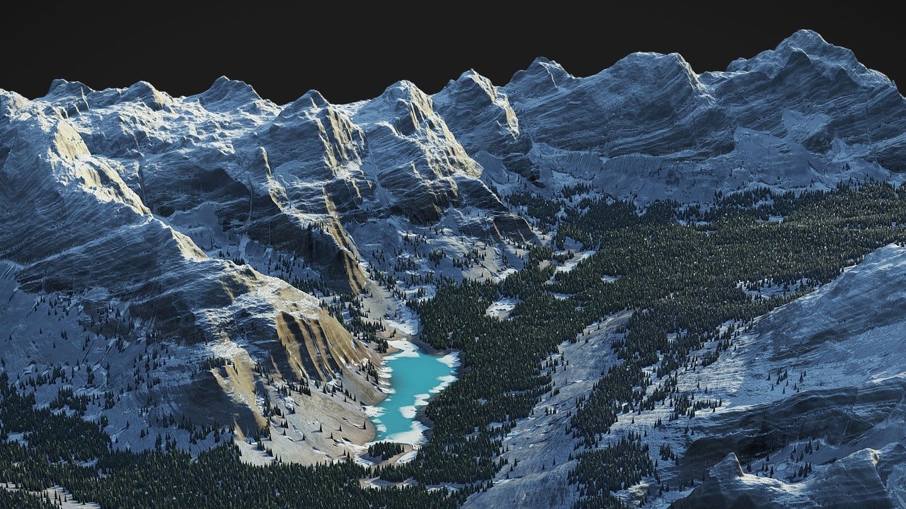商品 Canada - Moraine Lake (World Machine) 的媒体 1
