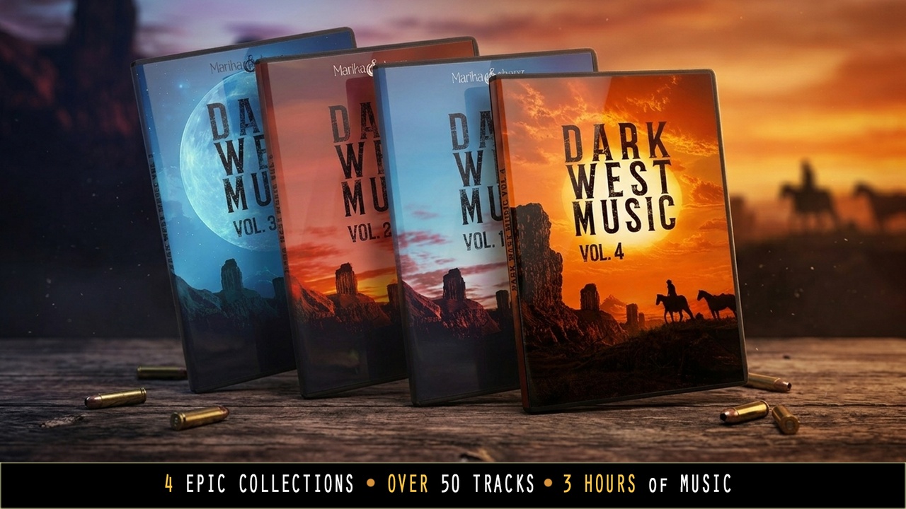 Media 1 for listing The Ultimate DARK WILD WEST MUSIC BUNDLE VOL. 1 - 4