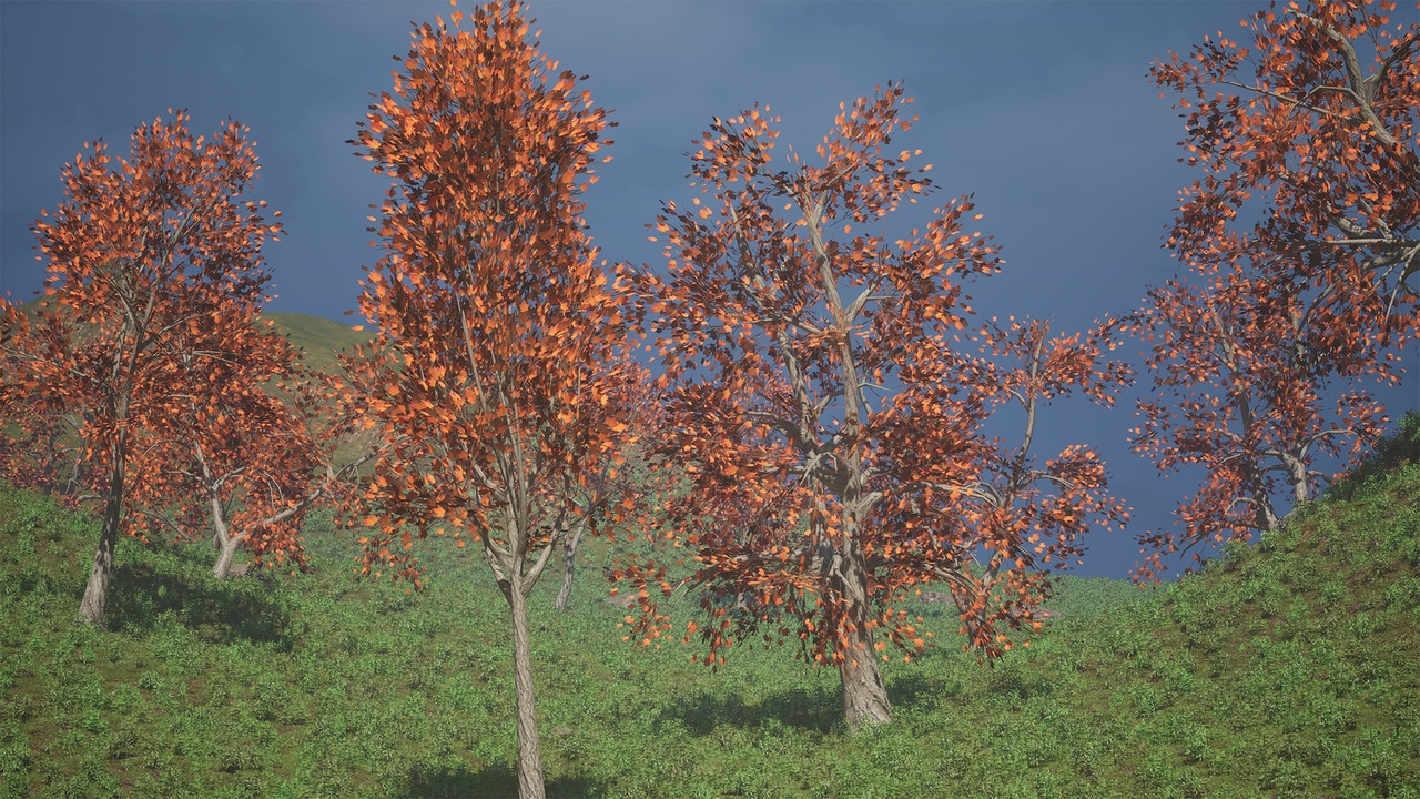 Media 1 for listing Realistic Low Poly Tree Pack 70M