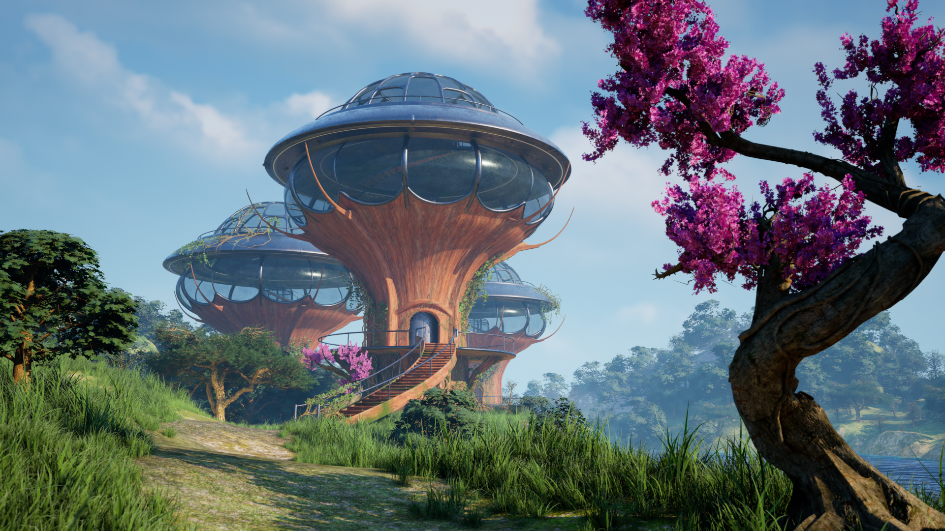 Futuristic House. Pack 1 | Fab