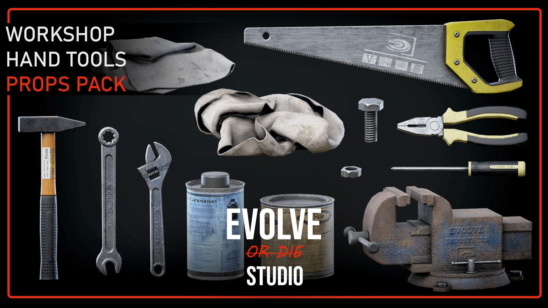 Workshop Hand Tools Props | Fab
