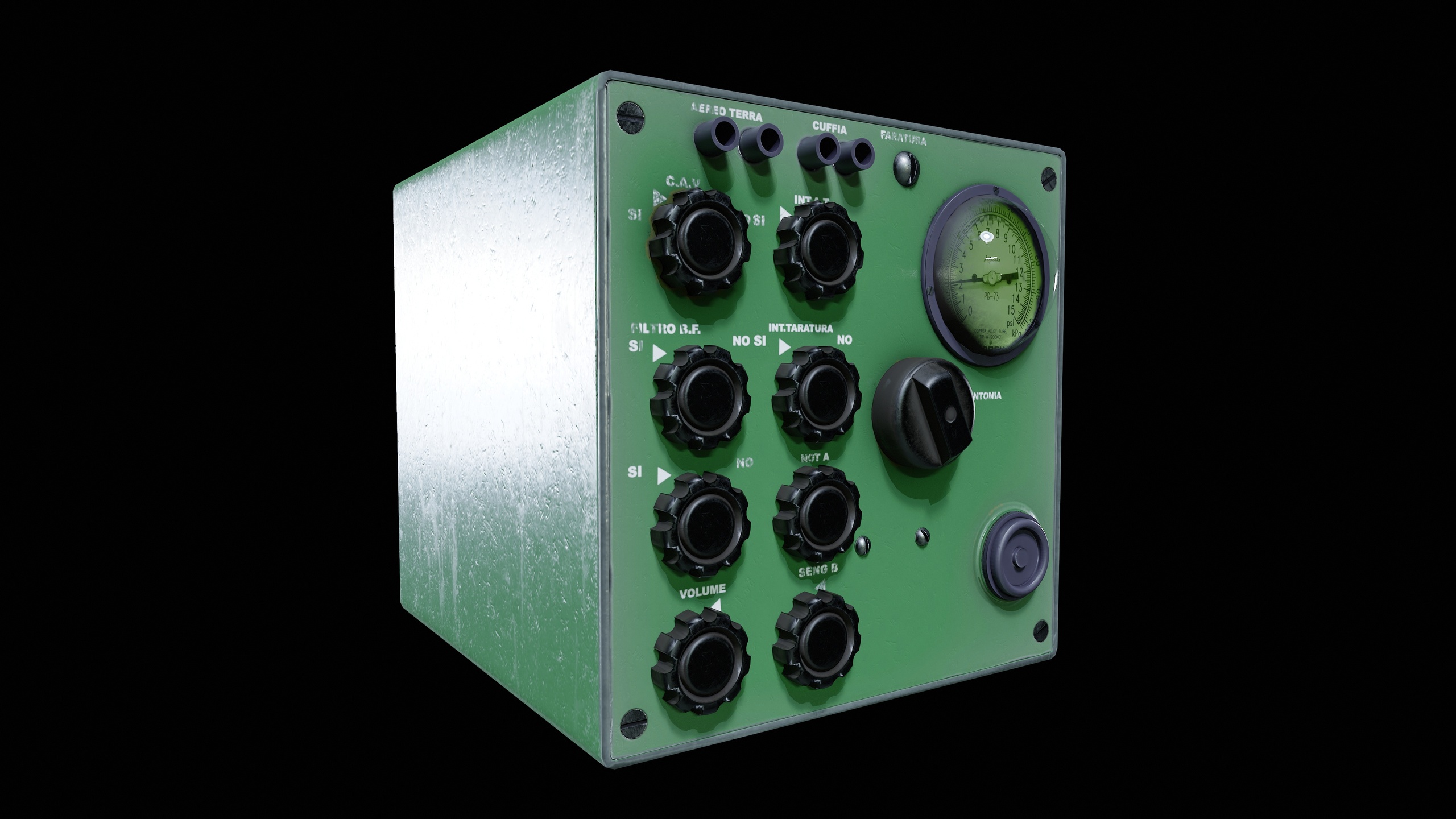 Media 1 for listing RN-5 - Military Radio SPY ITALY - Game Ready Low-poly 3D model
