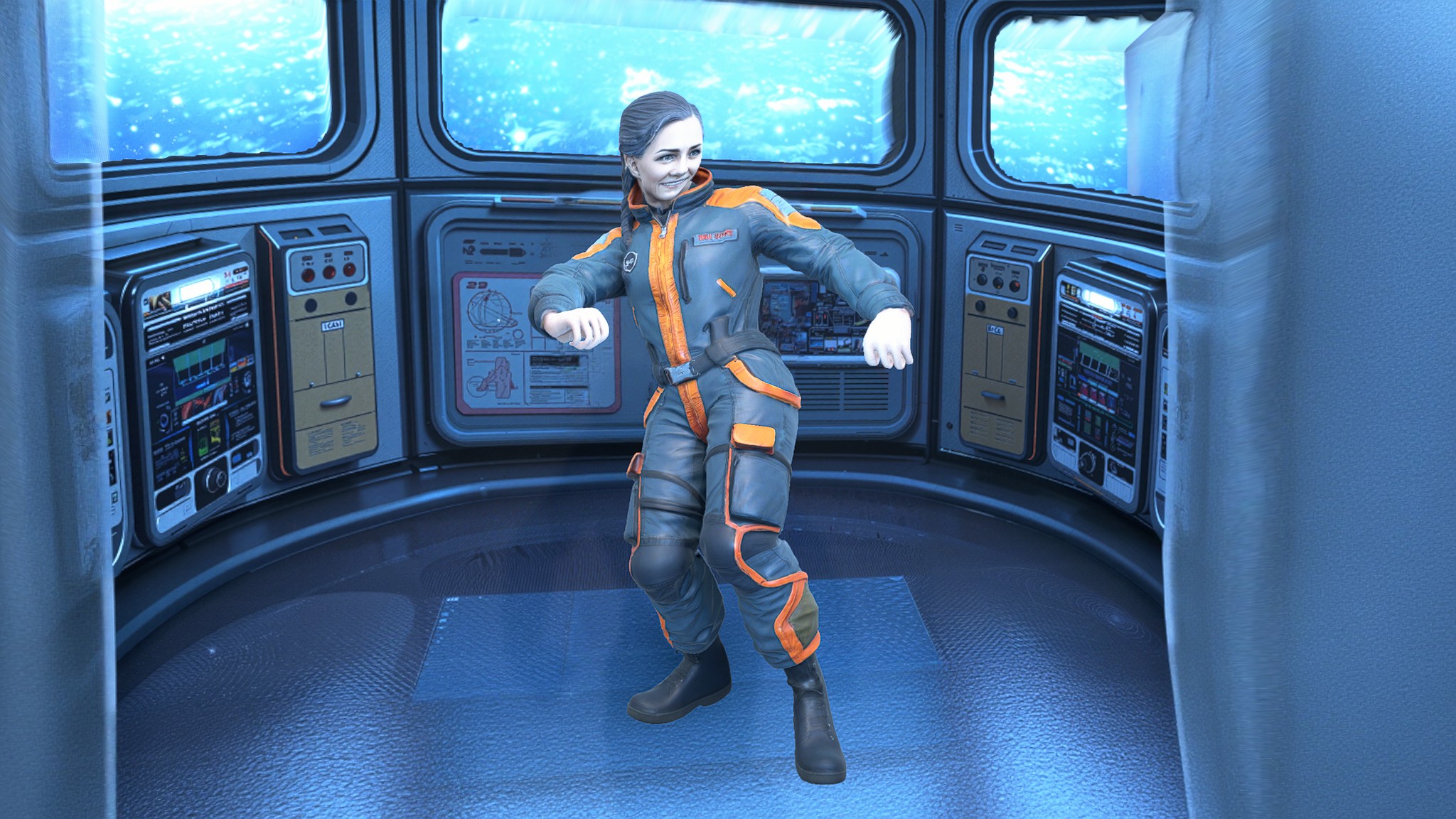 Weathered Deep Space Explorer 3D Character | Fab