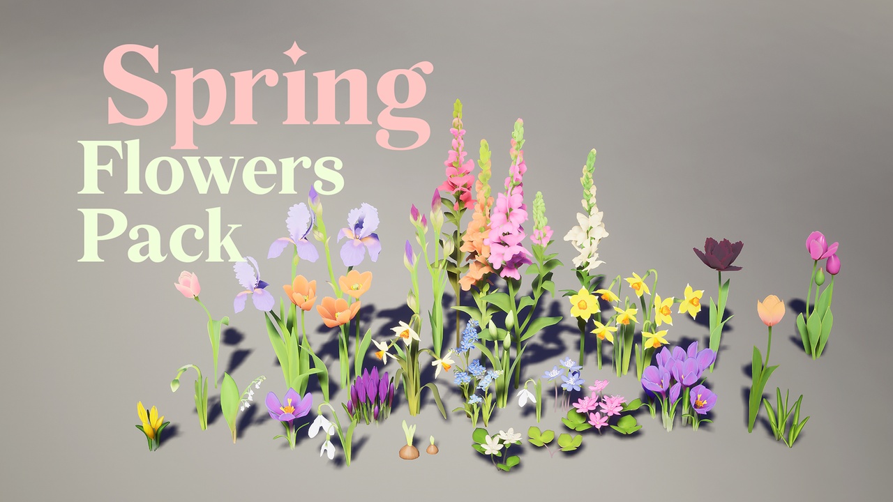 Media 1 for listing Spring Flowers Pack
