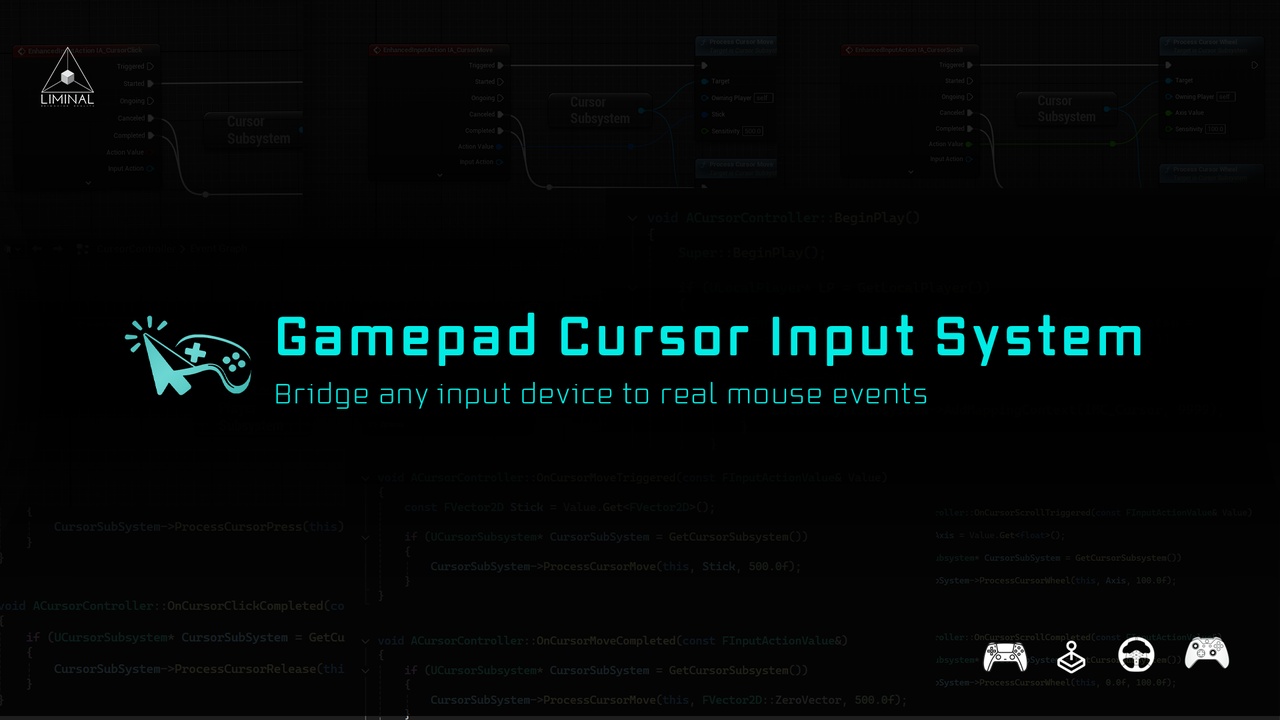 Gamepad Cursor Input System | Fab