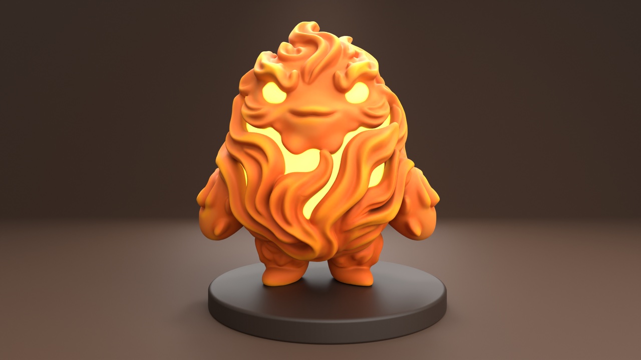 Media 1 for listing Flamix – The Emberborn Flame Spirit