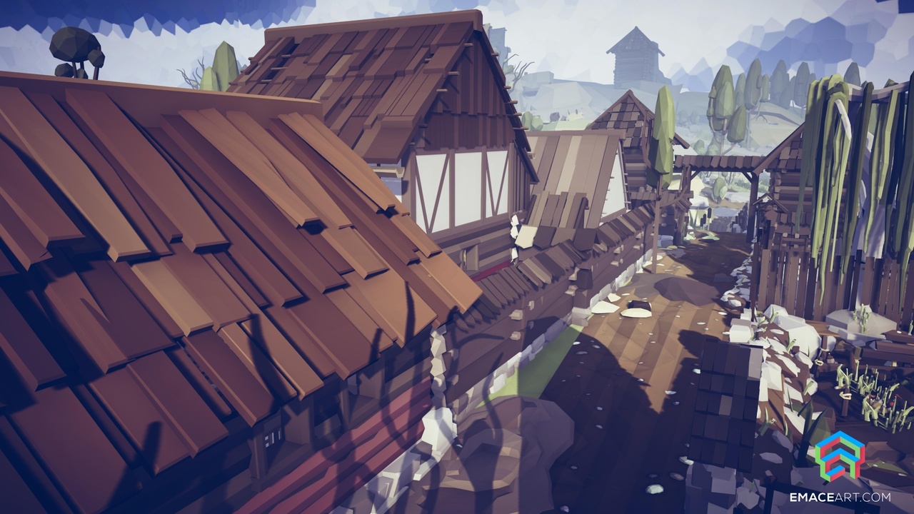 Media 1 for listing Slavic Medieval Town Kit - Lite (Free Starter Pack)