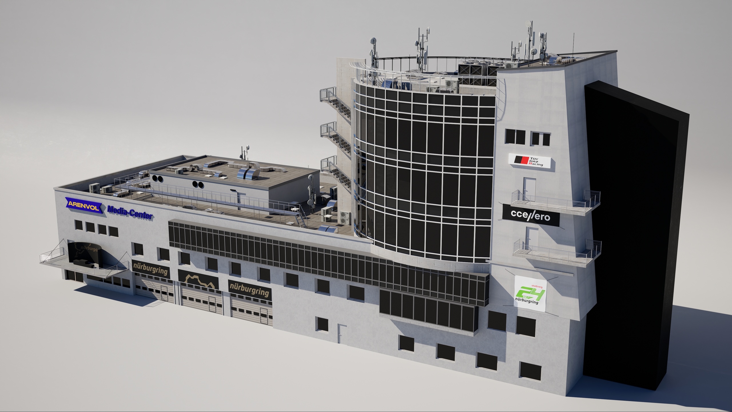 Media 1 for listing Racetrack Building (Ravenol Media Center)