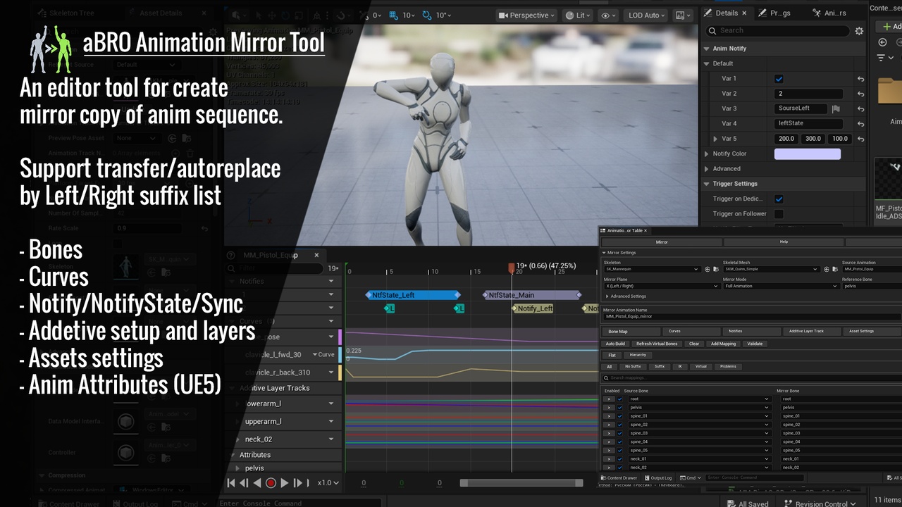 Media 1 for listing aBRO Animation Mirror Tool