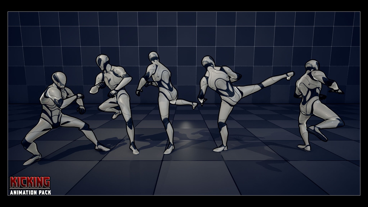 Media 1 for listing Kicking Animation Pack