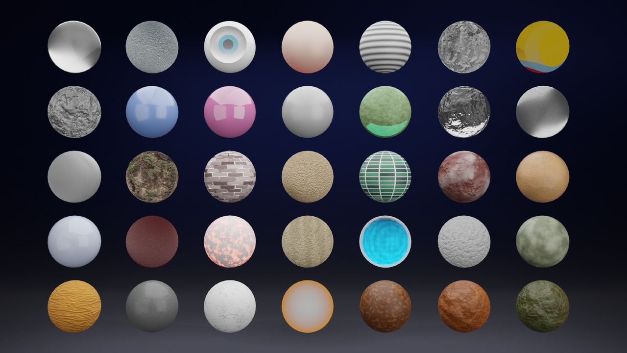 Media 1 for listing Blender Materials Pack