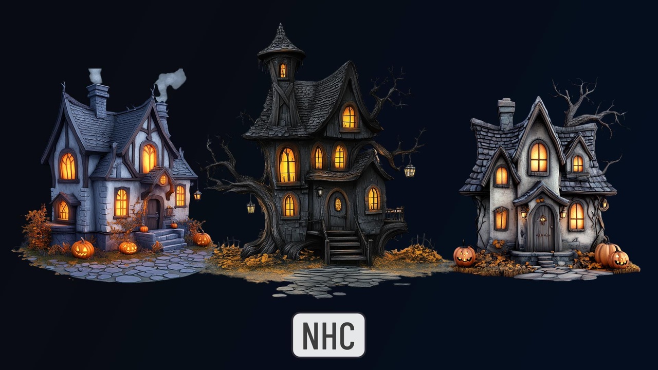Media 1 for listing NHC - Halloween Houses