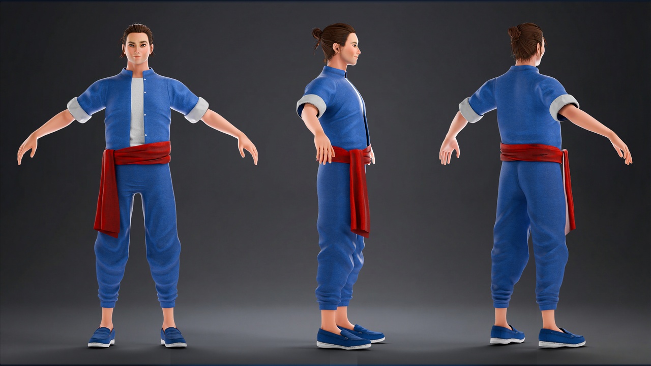 Media 1 for listing Stylized Male Character