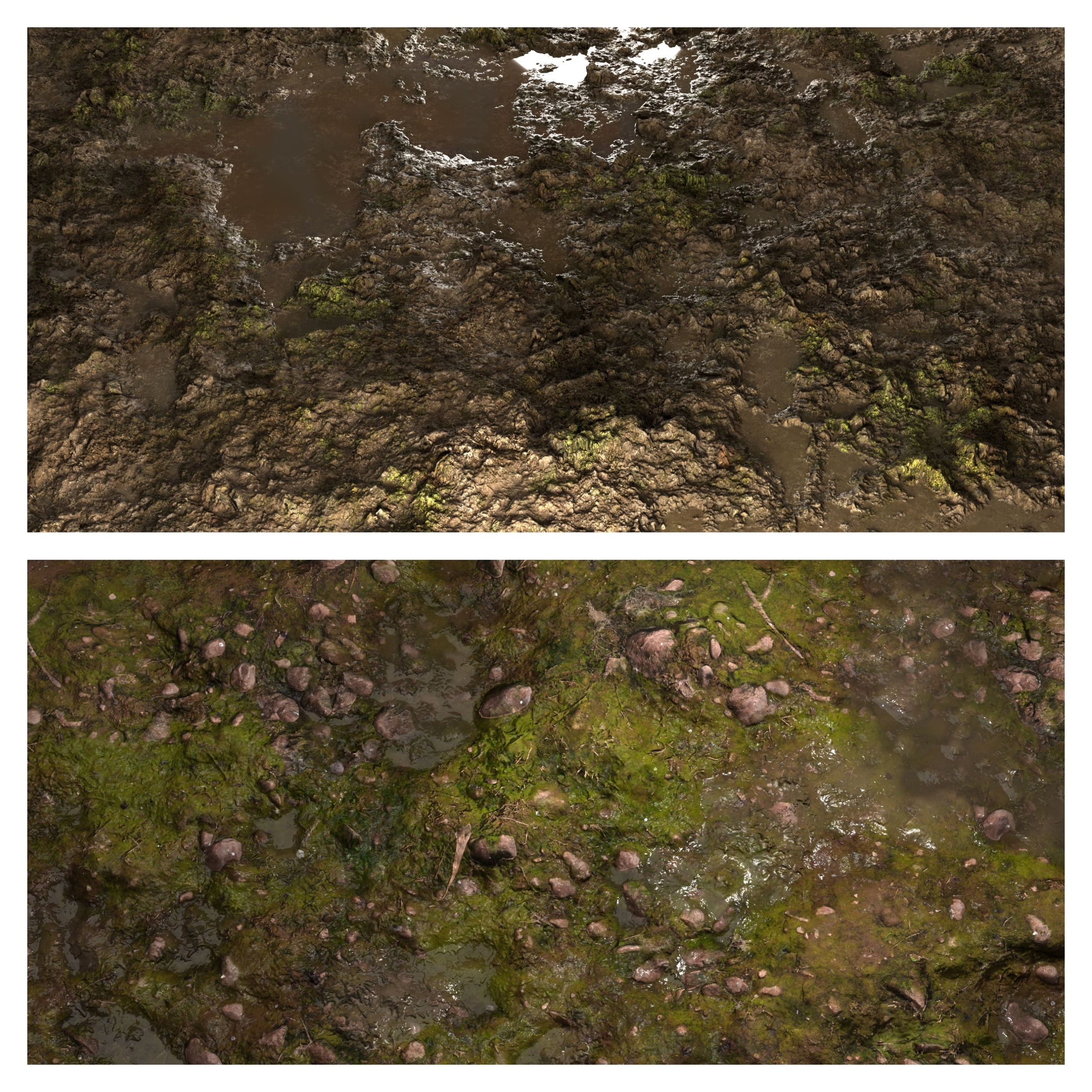 Media 1 for listing Swamp Mud 8K PBR Texture Combo