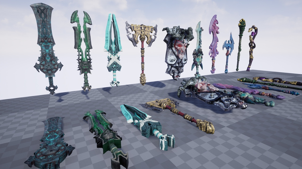 Media 1 for listing Fantasy Weapons Asset Pack Vol.1