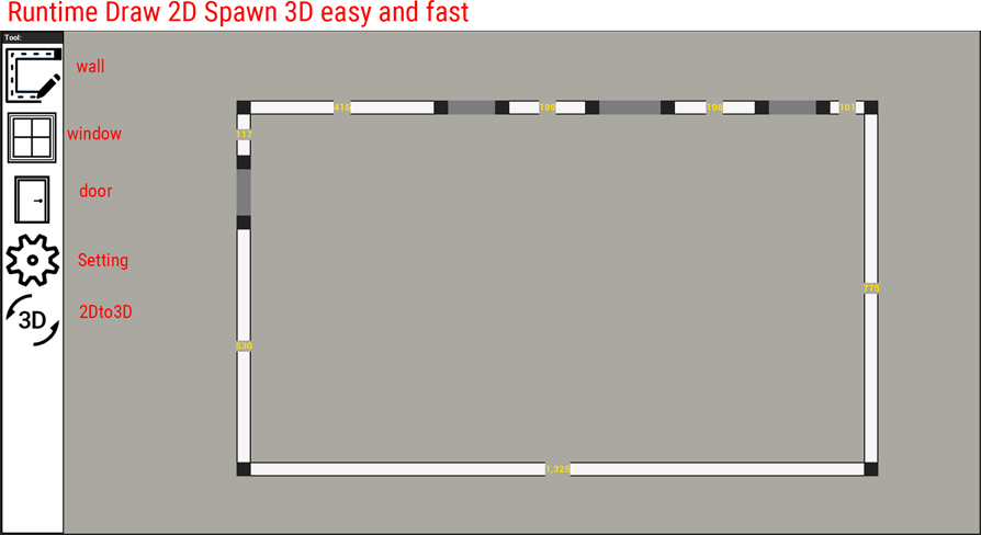 Runtime Draw 2D Spawn 3D | Fab