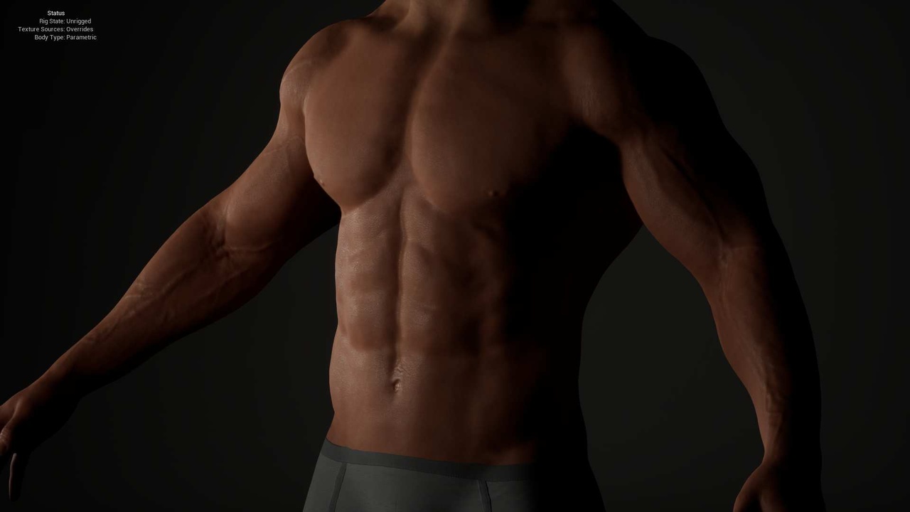 File multimediali per l'articolo AAA Muscular MetaHuman - Hero Build (Balanced Athletic) + FREE BattleSkin™: 1